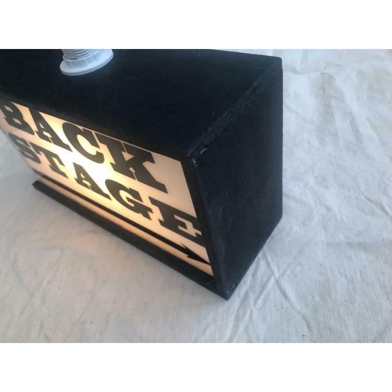 BACK STAGE - LED LIGHT-BOX - In Lead On/Off Switch Free Standing